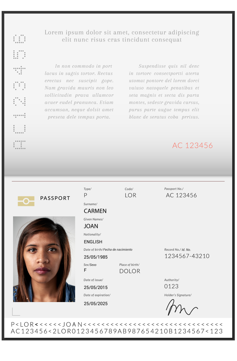 Copy Of Passport the Pages With Your Photo And Signature UBanker
